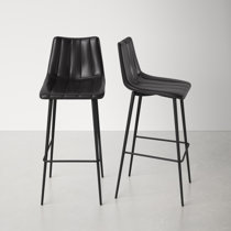 Black modern counter discount stools